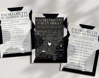 Last Rodeo Bachelorette Game Template | Cowgirl Bachelorette Party Games