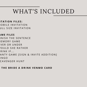 90s Bachelorette Party Bundle: Invitation, Itinerary & Games (Canva Template) image 8