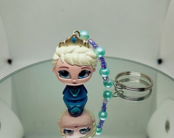 Elsa Disneydoorable keychain.