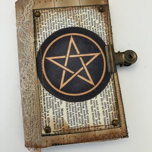 Mini Halloween Junk Journal: Handmade Blank Notebook