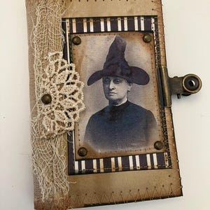 Miniature Witch Journal: Handmade Halloween Pocket Book, blank book