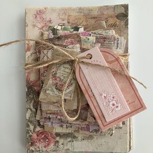Tijdelijke rommeltijdschriften in bloemenstijl, briefpapier, plakboekbenodigdheden, 100-delig plakboekpakket, knutselspullen, papierafvalpakket, cadeau