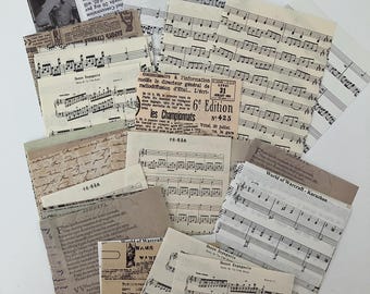 Junk Journal Ephemera Kit: 60-teiliges Scrapbook-Papierpaket, Bastelbedarf