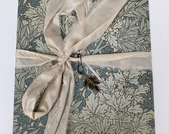 Scrapbooking paper set with floral pattern, junk journal and planner craft supplies, gift