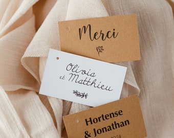 Set of 30 labels to personalize for your events (wedding, baptism, birthday, etc.)