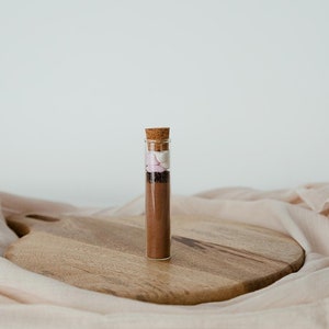 Guest gift: Personalized 10cm hot chocolate tube (Wedding, event, etc.) - Minimum order 10