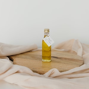 Regalo de invitados: Frasco de 50ml de aceite de oliva (Boda, evento, etc.) - Pedido mínimo 10
