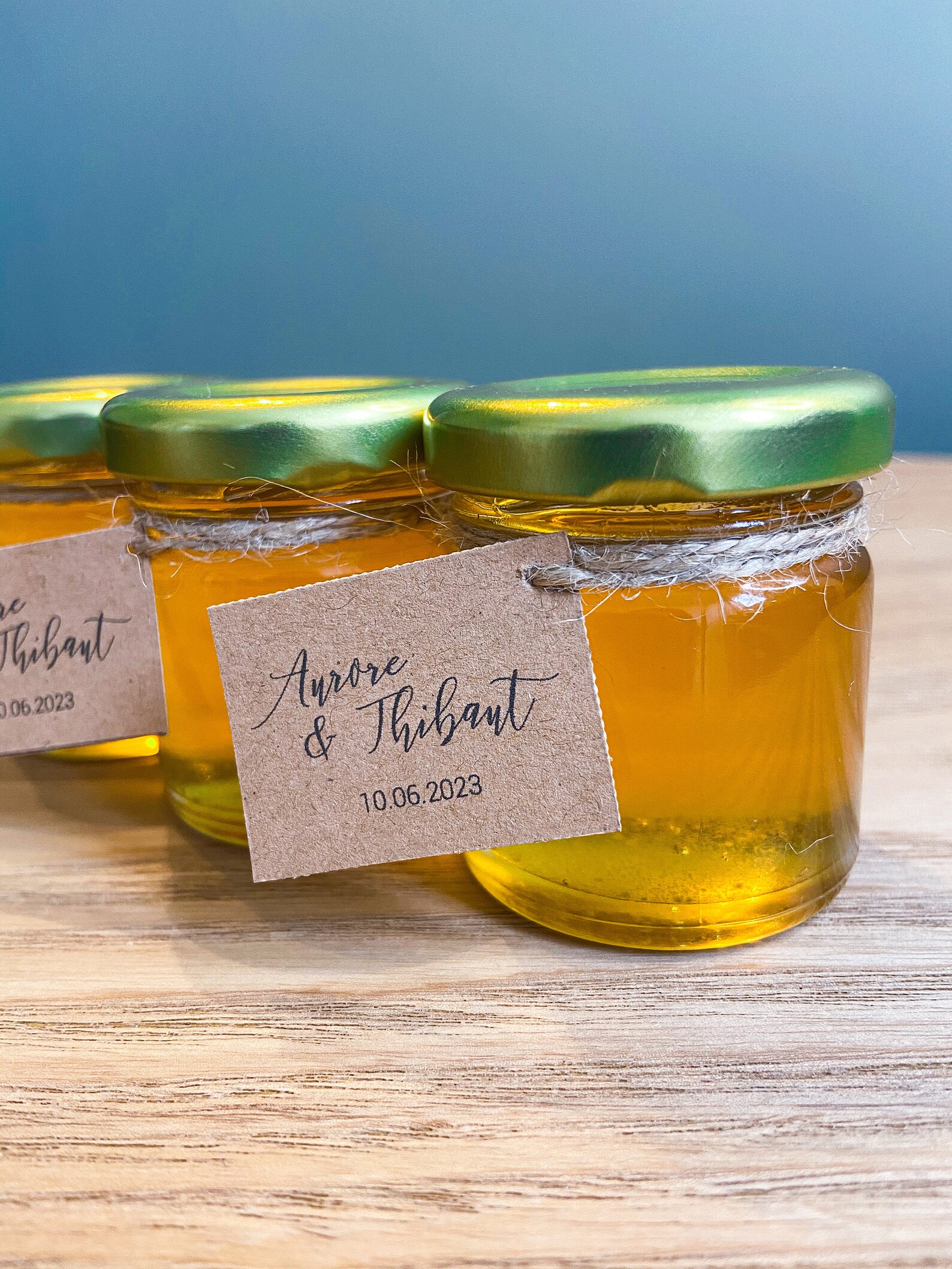 Guest gift Personalized honey pot event wedding.. Etsy