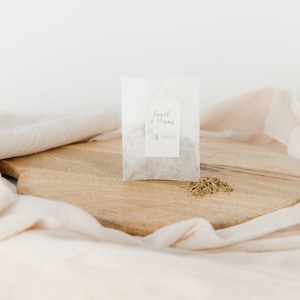 Guest gift: Bag of seeds to sow &quot;the Olivier&quot; (Wedding, event, etc.) - Minimum order 10
