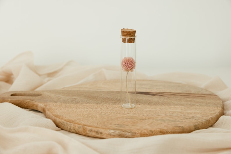 Guest gift: Personalized Dried Flower Vial 10cm Wedding, event, etc. Minimum order 10 image 6