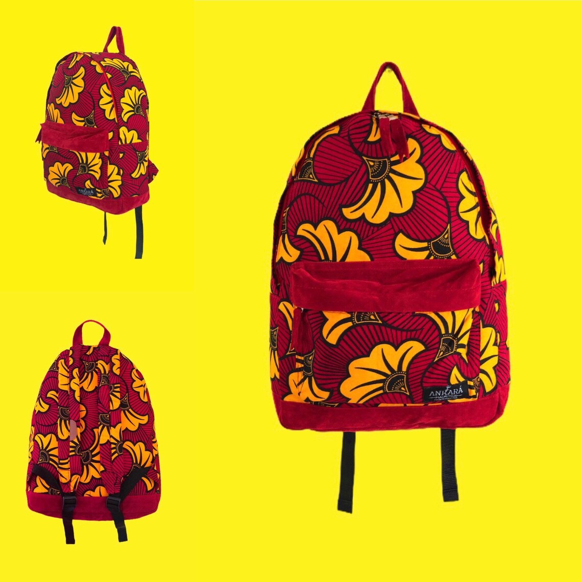 African American Backpack Ankara Backpack African Print Etsy UK