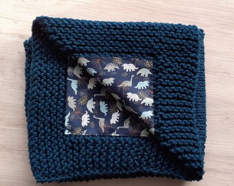 Couverture Bebe En Tricot Etsy