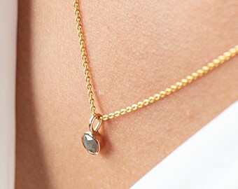 Grey Diamond Pendant - Etsy