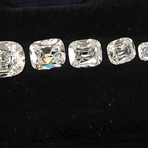 Old Mine Cut Lab Grown Diamond, Cushion Cut Loose Diamond, Antique Diamond, 1 Carat to 5 Carat IGI Certified CVD Diamond image 6