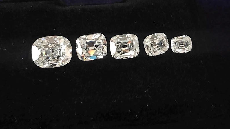Old Mine Cut Lab Grown Diamond, Cushion Cut Loose Diamond, Antique Diamond, 1 Carat to 5 Carat IGI Certified CVD Diamond image 6