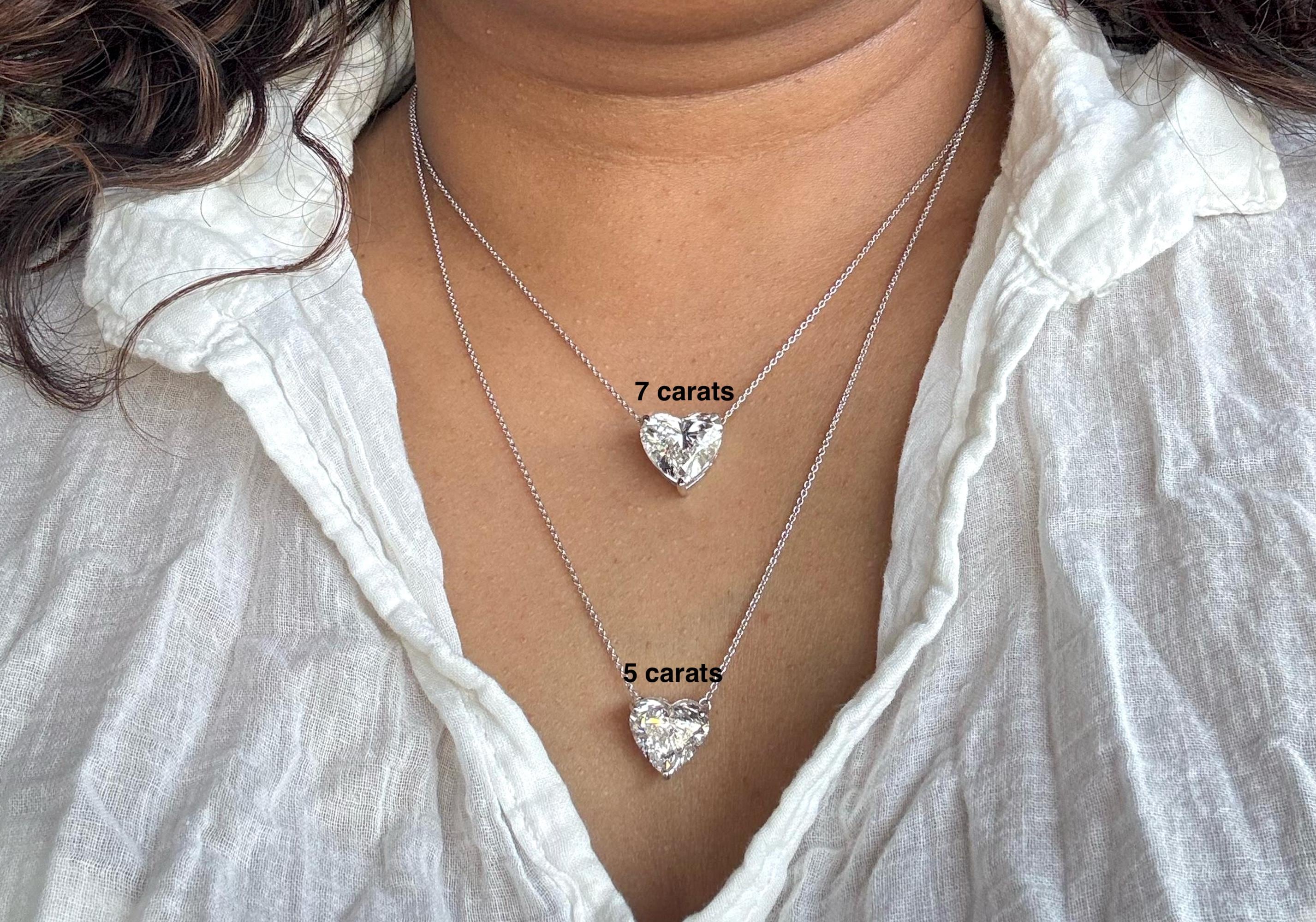 HUMAN MADE FIVE HEART NECKLACE 