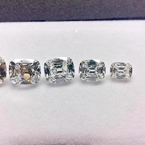 Old Mine Cut Lab Grown Diamond, Cushion Cut Loose Diamond, Antique Diamond, 1 Carat to 5 Carat IGI Certified CVD Diamond