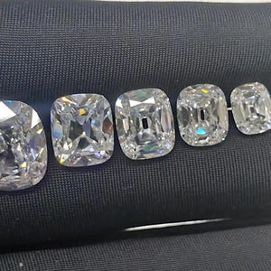 Old Mine Cut Lab Grown Diamond, Cushion Cut Loose Diamond, Antique Diamond, 1 Carat to 5 Carat IGI Certified CVD Diamond image 8