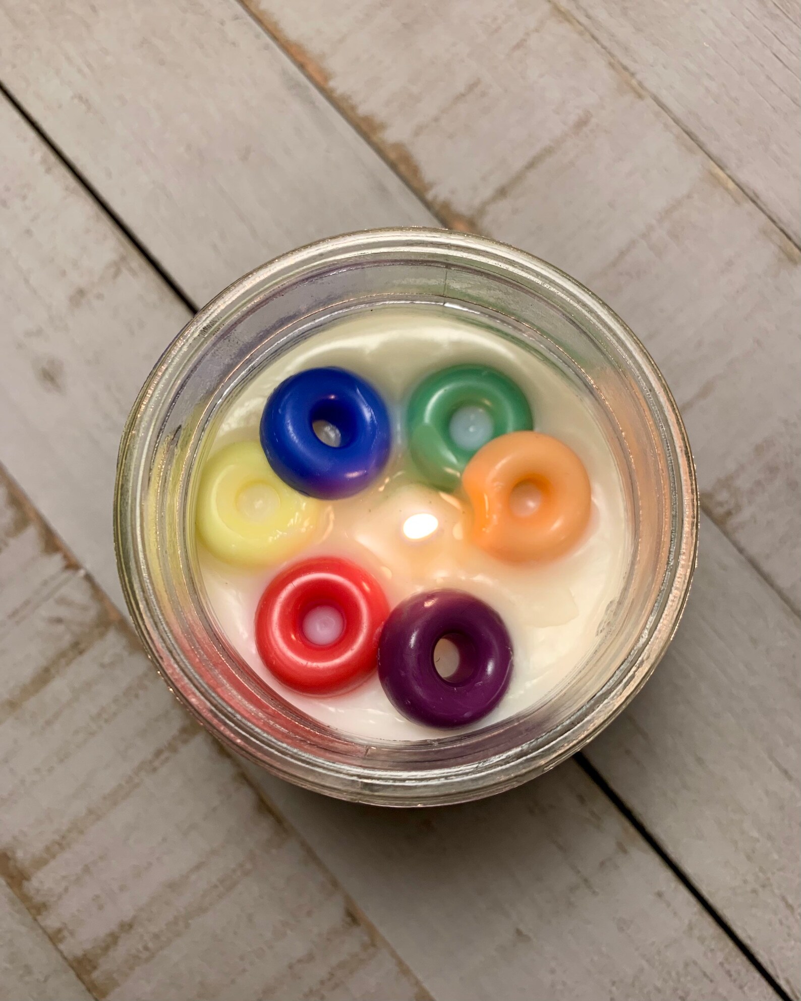 Fruit Loop Medley Candle Froot Loops Scent Soy Wax Candle Etsy
