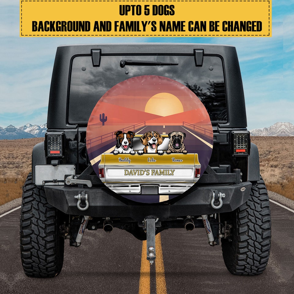 Personalized Camping Night Spare Tire Cover - Gift Idea For Camping Lover - Making Memories One Campsite At A Time