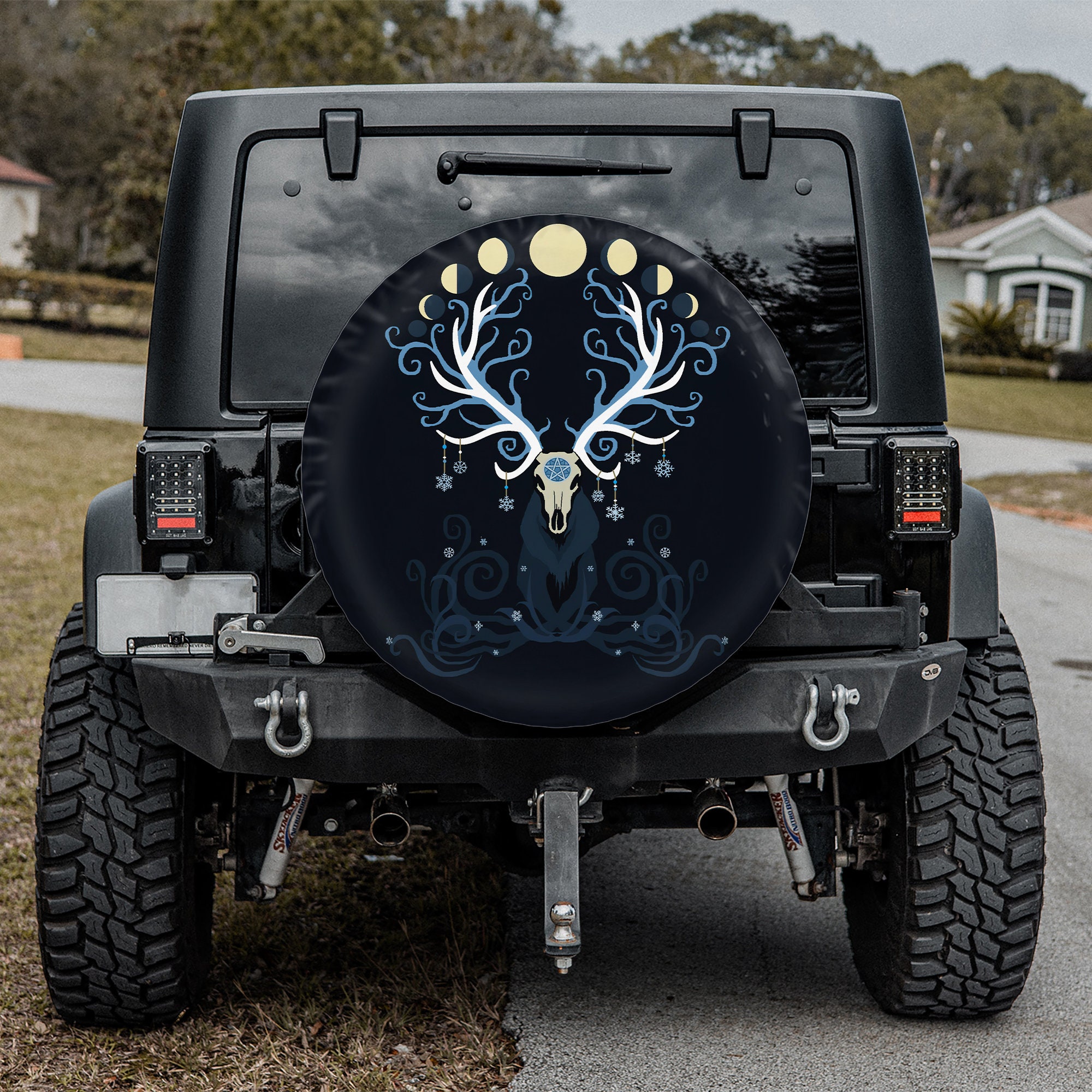 Moon Tire Cover Etsy