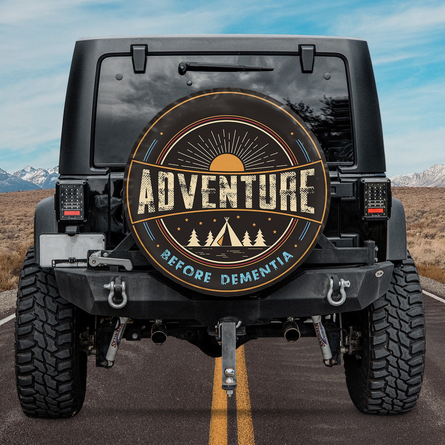 Adventure Camper Travel USA Spare Tire Cover