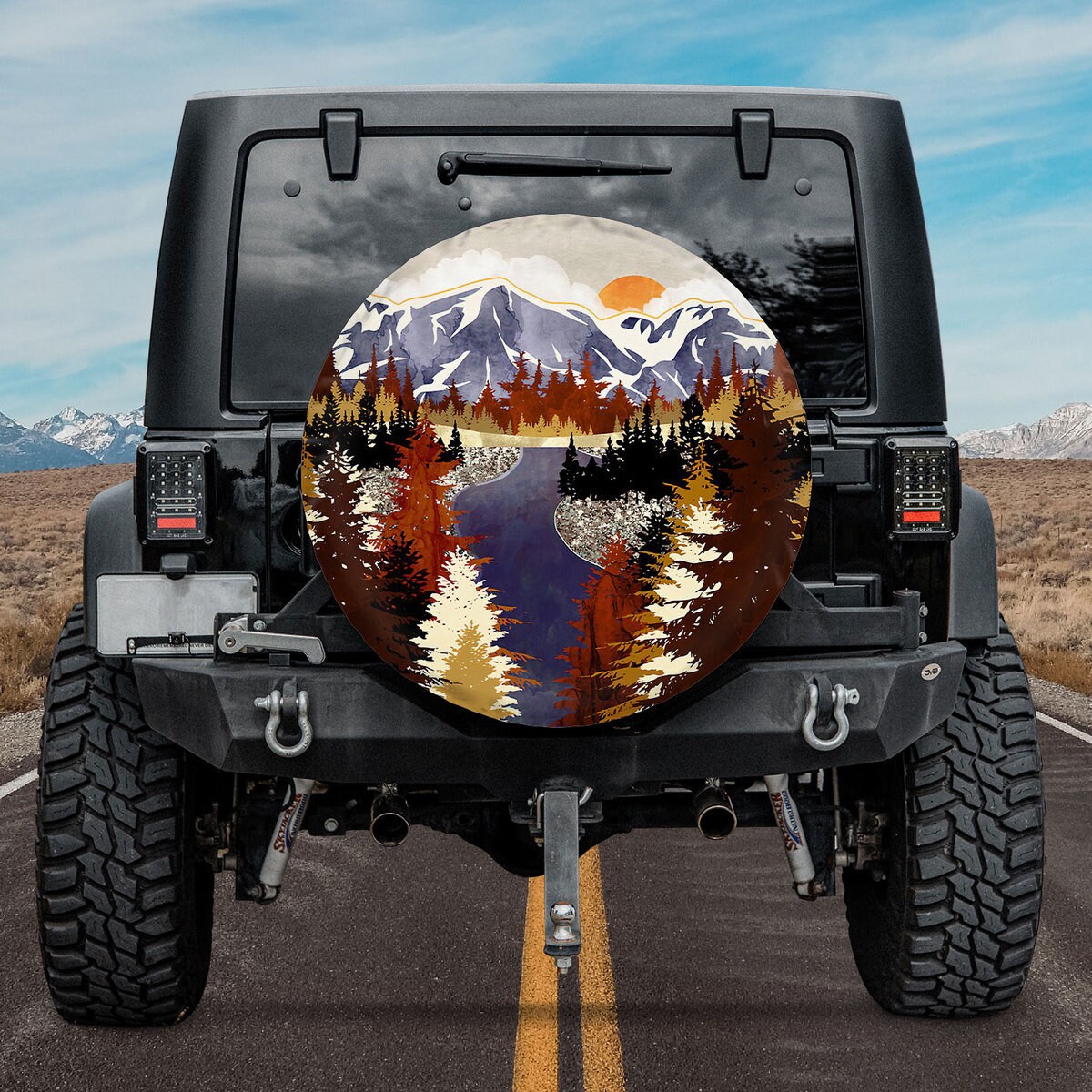 Spare Tire Covers, Autumn River SUV Tire Cover