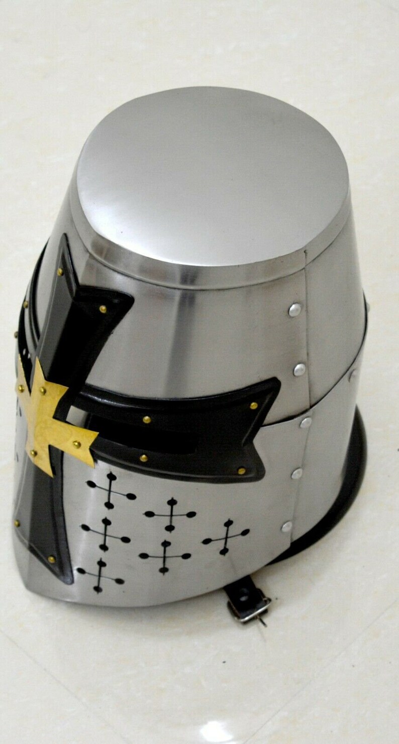 templar knight crusader helmet armour for Sca Larp
