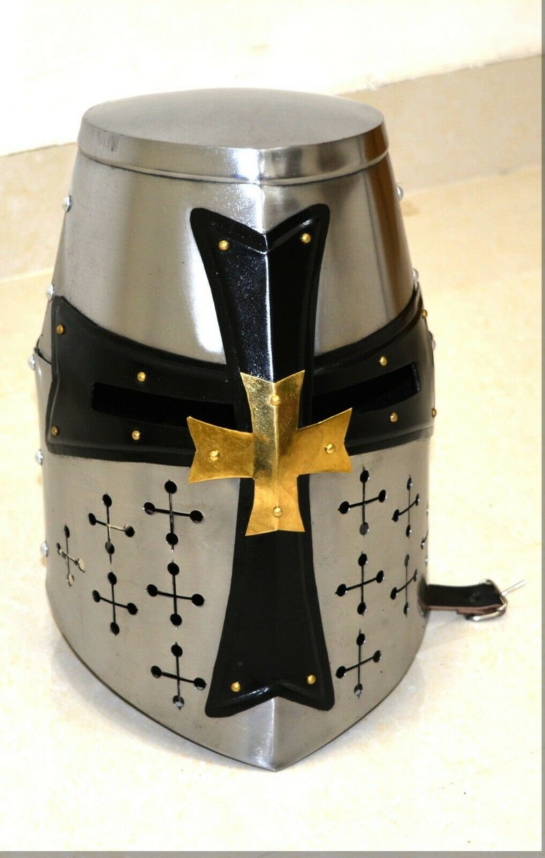 templar knight crusader helmet armour for Sca Larp