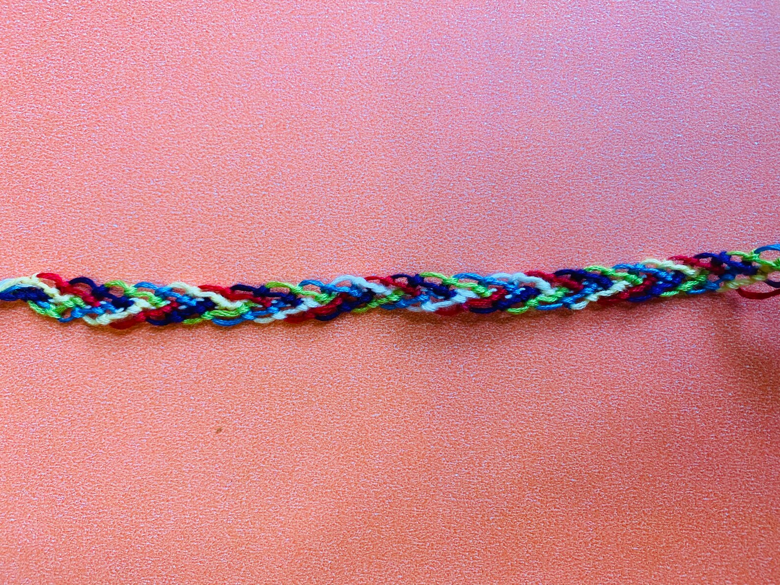 Knitted braid friendship bracelet Etsy