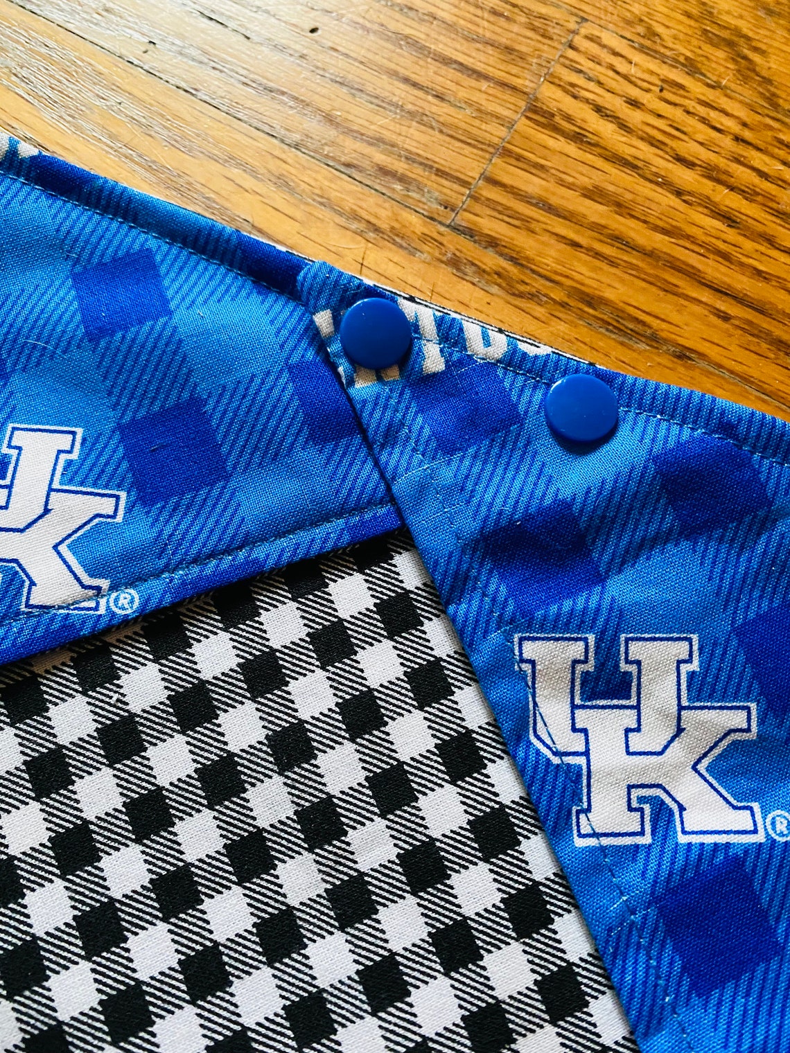 Kentucky Wildcat Reversible Dog Bandana in Cotton University Etsy