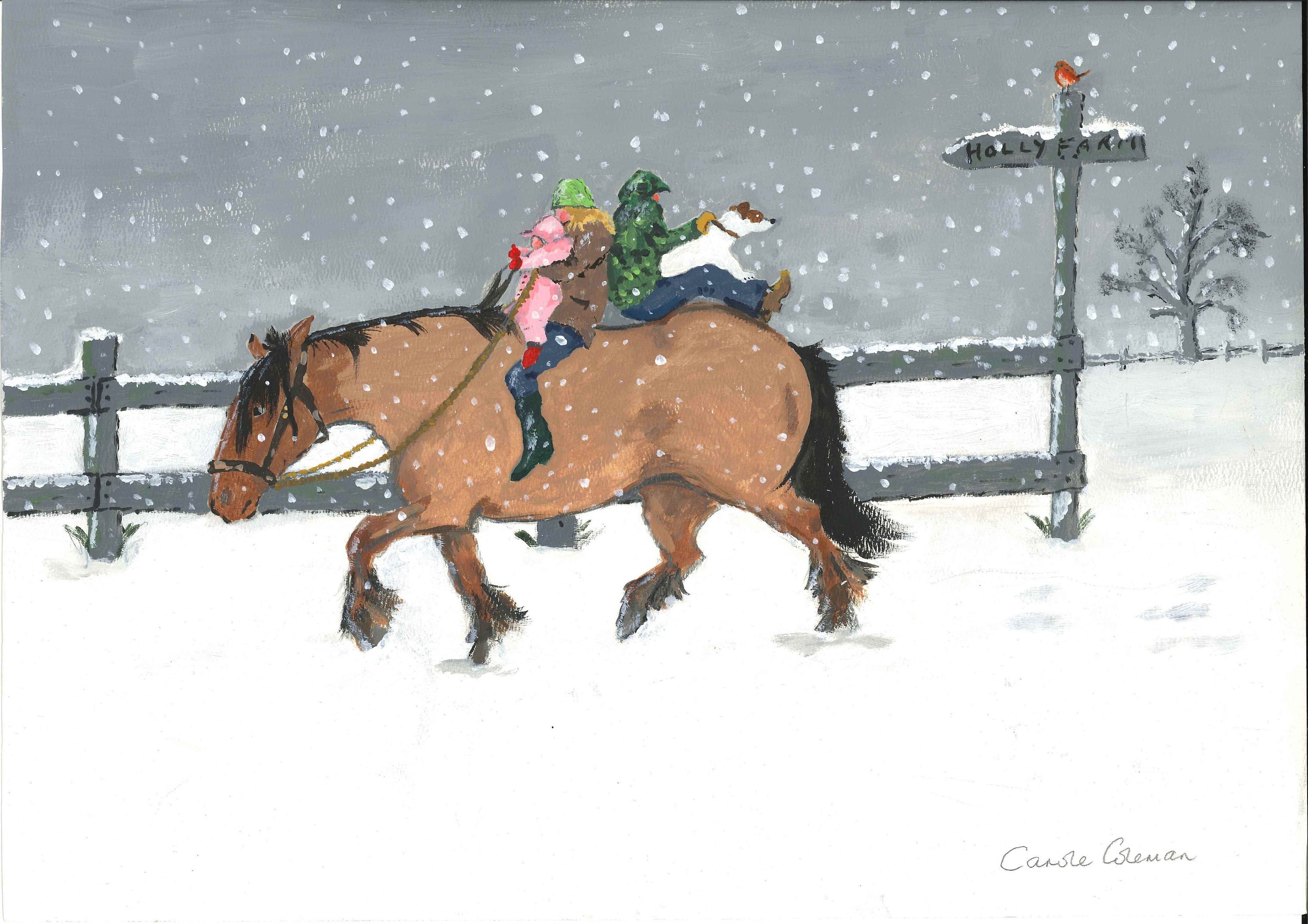 Equine Christmas Cards 