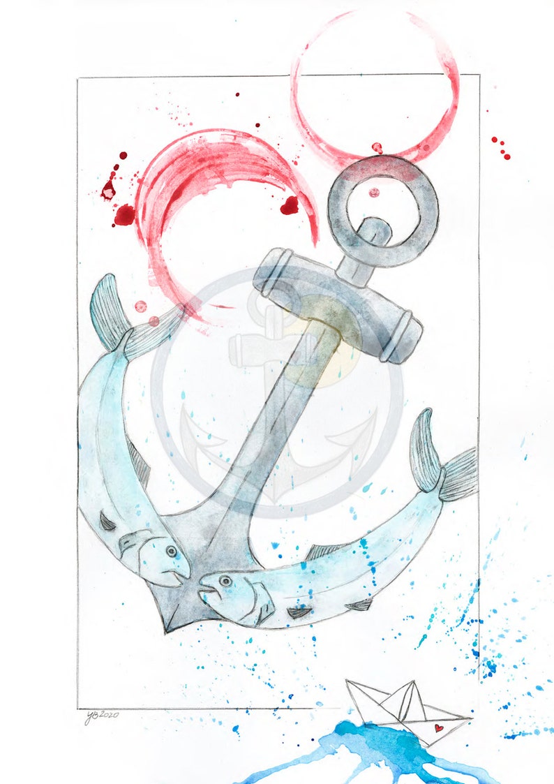 Postcards Set of 4-piece MARITIME Greeting Cards Birthday Cards Congratulations Cards A6