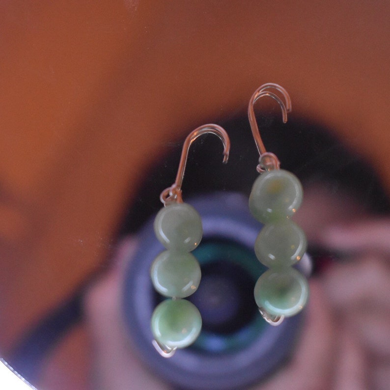 Jade Earrings Brides Gifts Gem Earrings