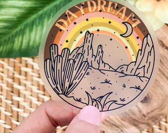 Daydream Vinyl Sticker, Adventure Sticker, Best Friend Gift, Junk Journal, Scrapbook Sticker, Computer Decal, Water Bottle Label,Jar Sticker