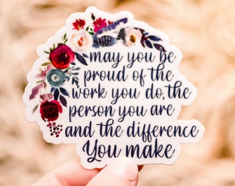 Social Worker Gift, Mental Health Sticker, LCSW Gift, Social Worker Sticker, Therapist Sticker, Empowering Decal, Nurse School Gifts