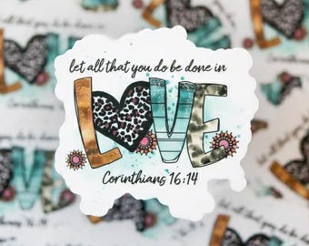 Love More Sticker, Special Valentines Day Gift, I Love You Vinyl Decal, Car Sticker, Laptop Mini Labels, Die Cut Label, Ideas for Valentines