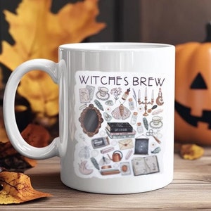 Halloween Decal, Witches Brew Sticker, Witch Sticker, Happy Halloween, Trick or Treat, Spooky Sticker, Waterproof Sticker, Journaling Label