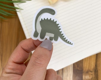 Dinosaur Mini Sticker, Reptile Decal, Die Cut Sticker, Water Bottle Sticker, Animal Decal, Vinyl Labels, Notebook Sticker, Computer Decal