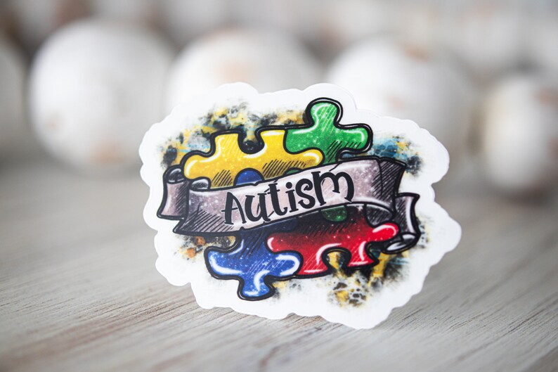 Autism Sticker For Water Bottle, Autism Awareness Sticker, Car Decal, Laptop Stickers, Autism Bumper Decal, Autism Mom Sticker, Vinyl Decal image 5