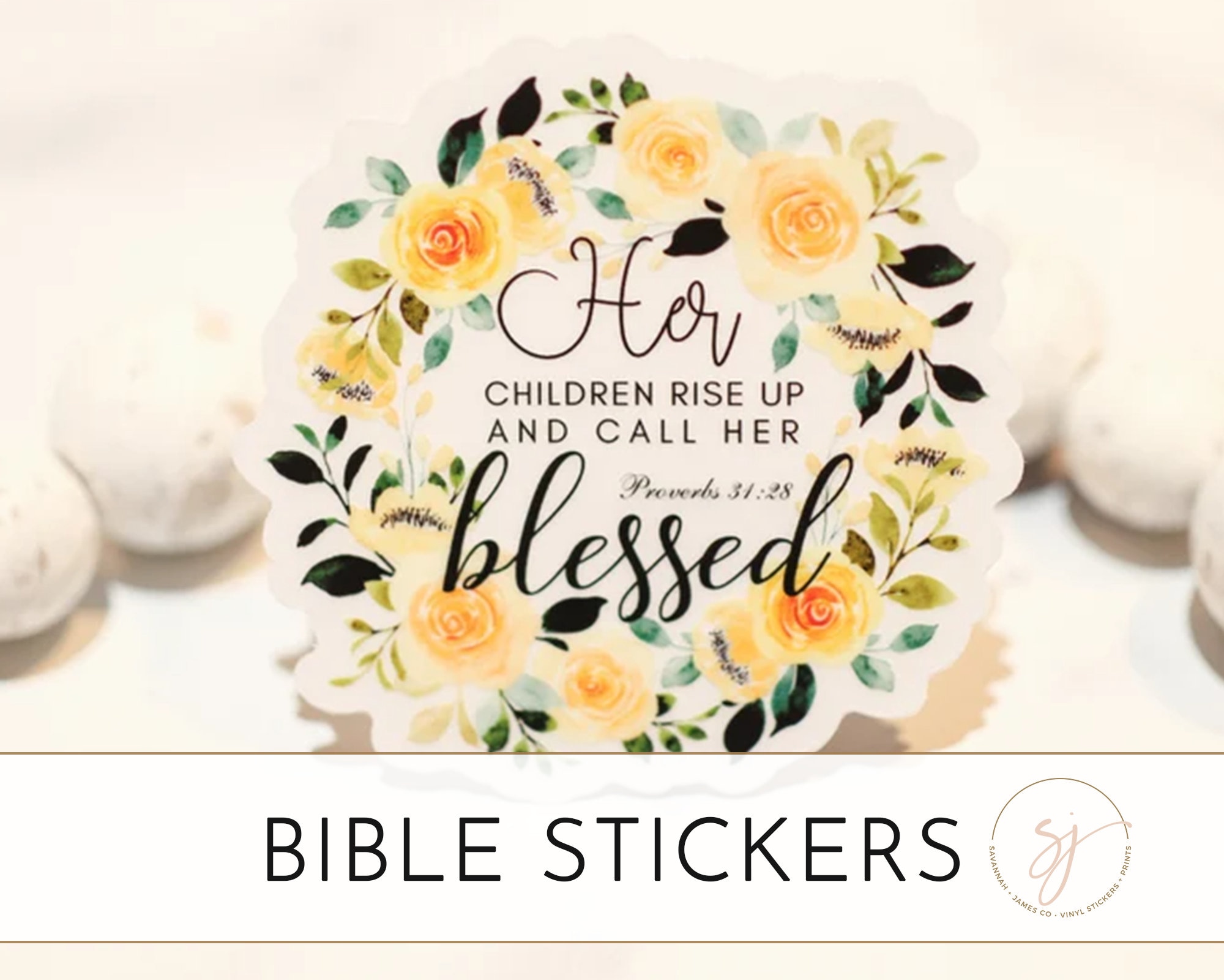 Christian Sticker, Bible Verse Sticker, Bible Journaling Sticker