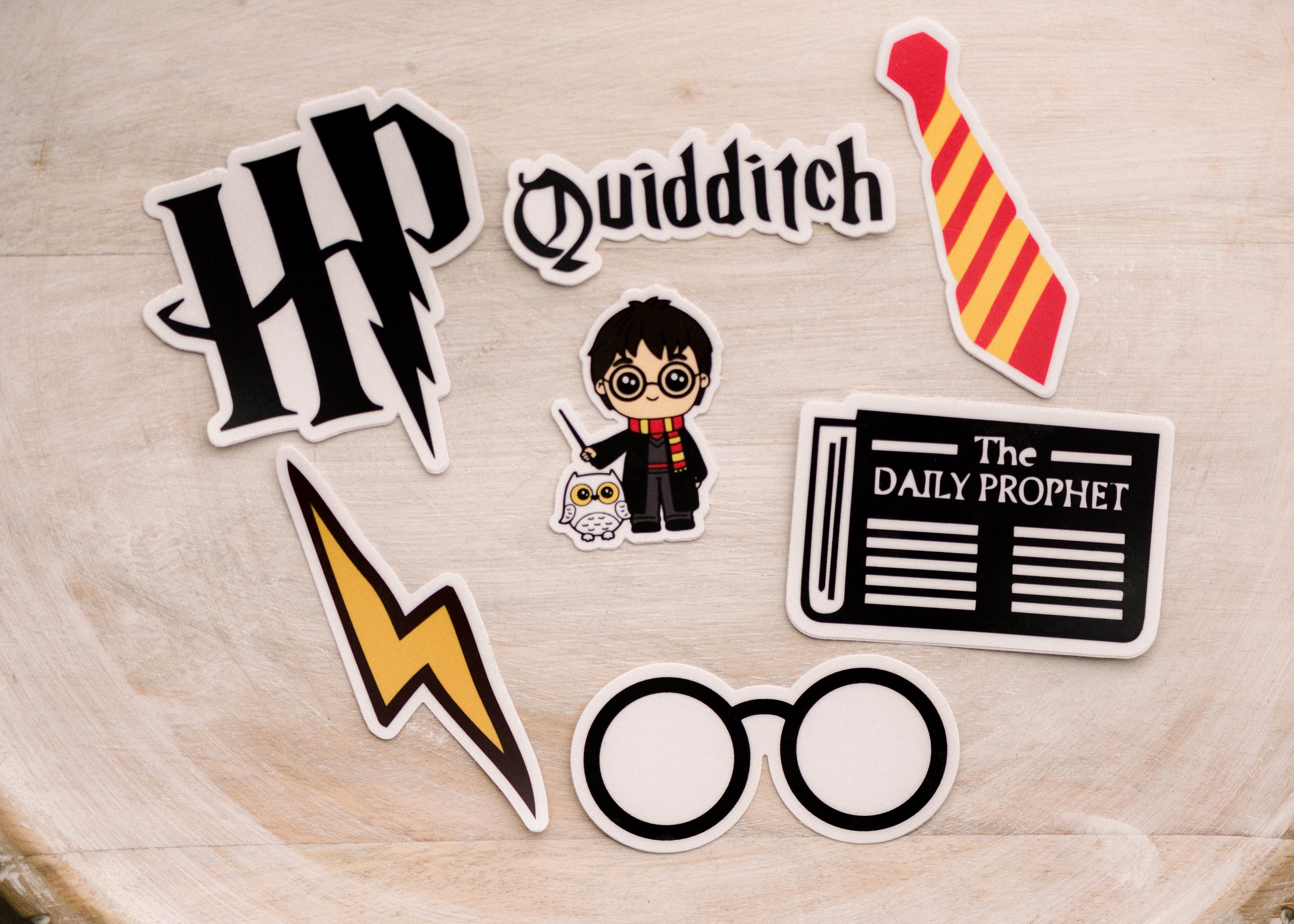 17 Sticker Pack HP Themed Stickers Laptop Vinyl Decals Etsy