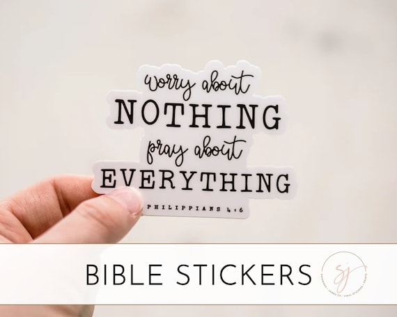 Pray Sticker Christian Stickers Faith Decals & Gifts Prayer Sticker 