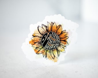 Be Brave Be Strong Be Fearless, Mental Health Stickers, Funny Sticker, Water Bottle Sticker, Gift For Friends, Stocking Stuffers, Christmas