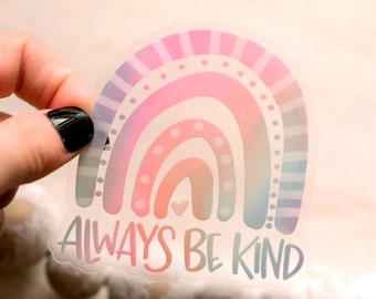 50 Stickers, Wholesale Sticker, Always Be Kind Decal, 50 Stickers Pack, Vinyl Decal, Teacher Gift, Water Bottle Label, Scrapbook Sticker