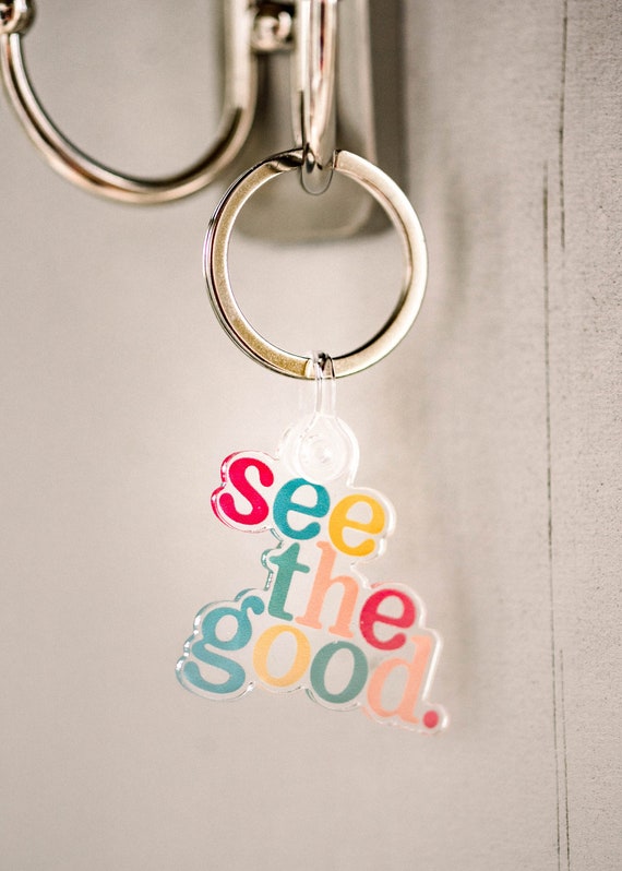 1 See the Good Keychain Encouraging Keychain Etsy