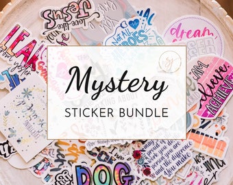 Random Sticker Pack, Mystery Sticker Box, Surprise Decals, Laptop Labels, Die Cut Stickers, Mystery Decal Bundle, Motivational Stickers