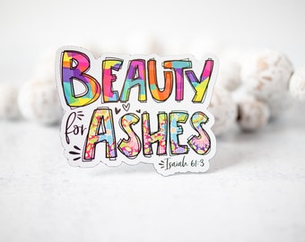 Beauty For Ashes Fun Magnet, Faith Magnet, Inspiring Magnet, Gift For Her, Stocking Stuffer, Gifts