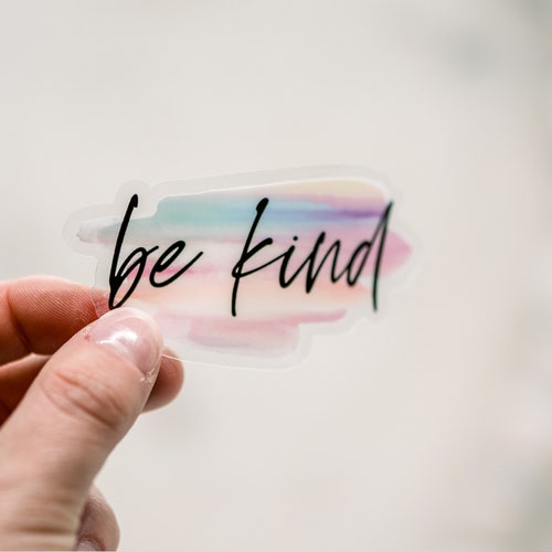Be Kind Sticker Set 50 Stickers Bulk Kindness Vinyl Decal Etsy