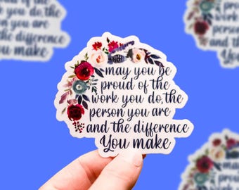 Social Worker Sticker, Mental Health Sticker, LCSW Gift, Co Worker Gift, Therapist Sticker, Empowering Sticker, Labor Day Sticker, Nurse
